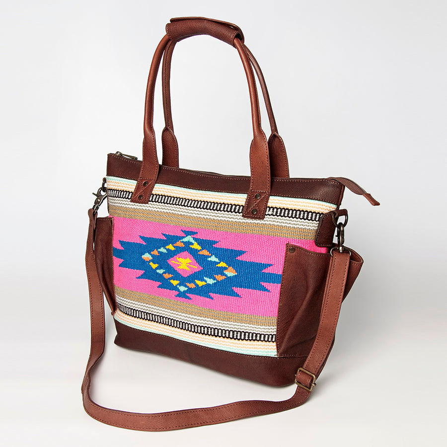 American Darling Tote Saddle Blanket Genuine Leather Western Women Bag Handbag Purse | Travel Bags Cute College - Uhorse