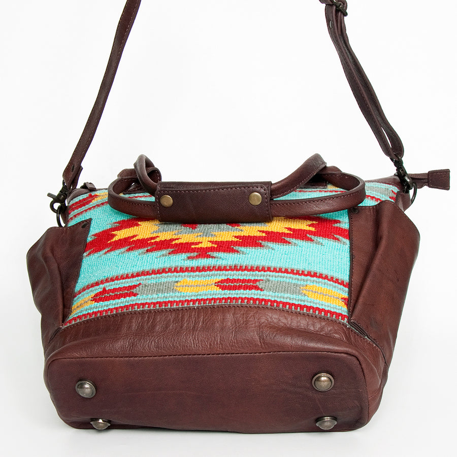 American Darling Tote Saddle Blanket Genuine Leather Western Women Bag Handbag Purse | Travel Bags Cute College Casual for