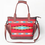 American Darling TOTE Upcycled Wool Genuine Leather women bag western handbag purse