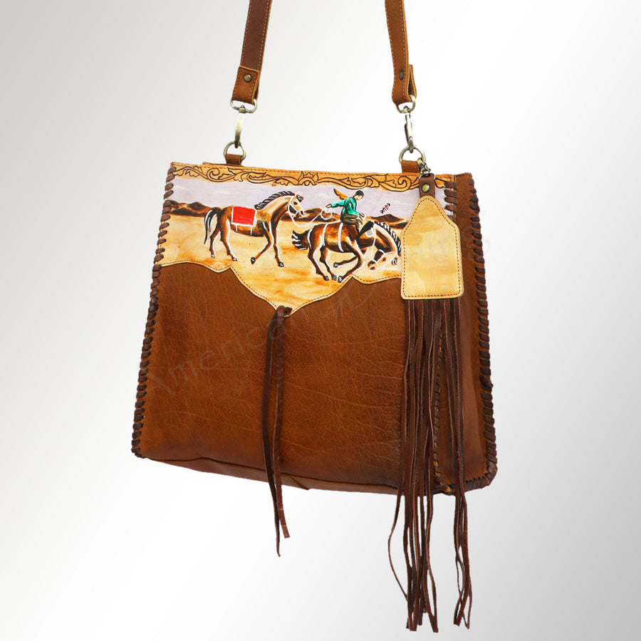 American Darling Tote Full Grain Genuine Leather Western Women Bag Handbag Purse | Travel Bags College Casual - Uhorse