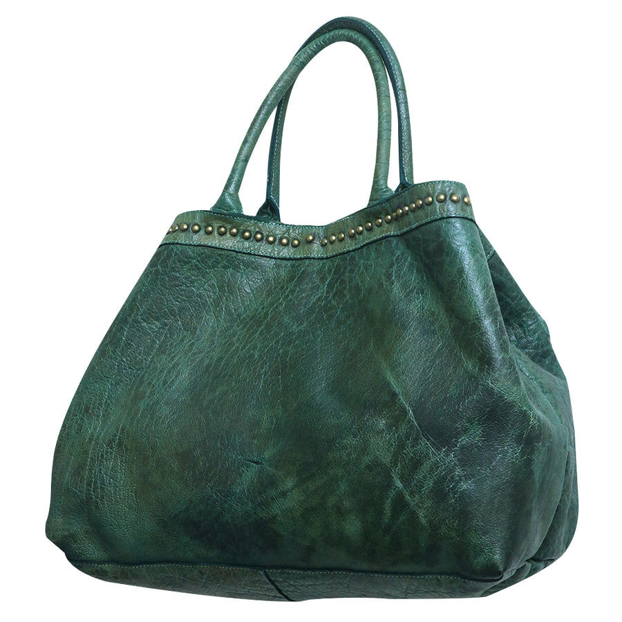 Never Mind Nmbgm108B Tote Vintage Handmade Genuine Cowhide Leather by Hilason – Cowboy and equestrian accessories