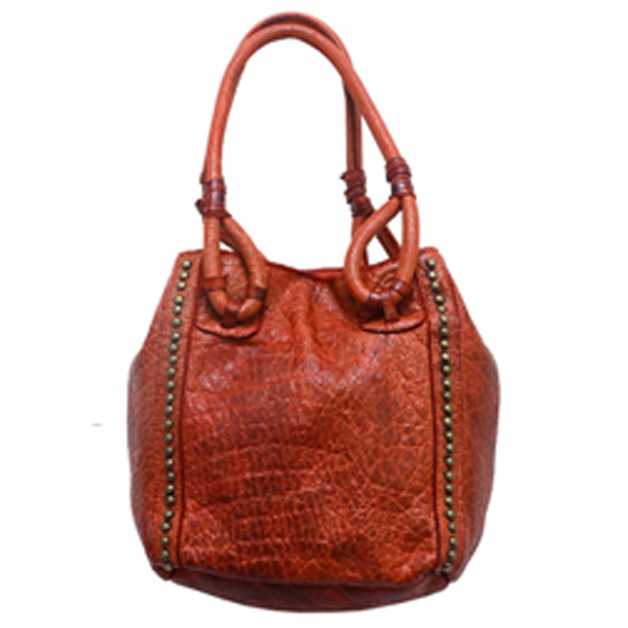 Never Mind Nmbgm111B Tote Vintage Handmade Genuine Cowhide Leather by Hilason – Cowboy and equestrian accessories