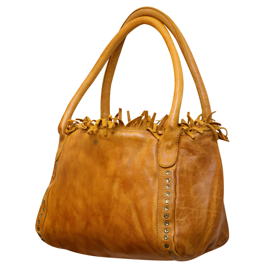 Never Mind Nmbgm110E Tote Vintage Handmade Genuine Cowhide Leather by Hilason – Cowboy and equestrian accessories