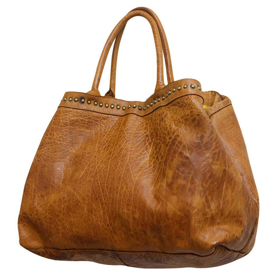 Never Mind Nmbgm108E Tote Vintage Handmade Genuine Cowhide Leather by Hilason – Cowboy and equestrian accessories