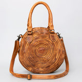 Never Mind Nmbgm112C Tote Vintage Handmade Genuine Cowhide Leather Women Bag Western Handbag Purse