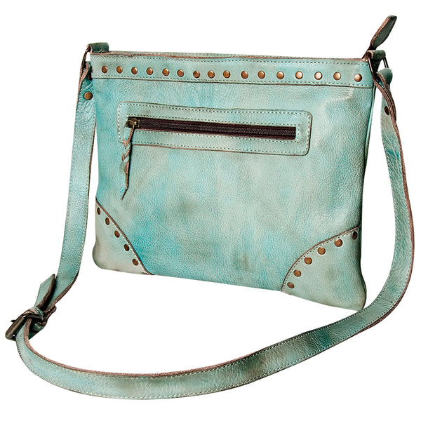Never Mind Nmbg110B Cross Body I Vintage Handmade Genuine Cowhide by Hilason – Cowboy and equestrian accessories