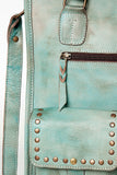 Never Mind Nmbg111C Tote Vintage Handmade Genuine Cowhide Leather Women Bag Western Handbag Purse