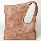 Never Mind Nmbg112A Tote Vintage Handmade Genuine Cowhide Leather Women Bag Western Handbag Purse