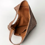 Never Mind Nmbg112A Tote Vintage Handmade Genuine Cowhide Leather Women Bag Western Handbag Purse