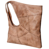 Never Mind Nmbg112A Tote Vintage Handmade Genuine Cowhide Leather Women Bag Western Handbag Purse