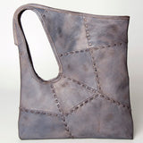 Never Mind Nmbg112B Tote Vintage Handmade Genuine Cowhide Leather Women Bag Western Handbag Purse
