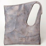 Never Mind Nmbg112B Tote Vintage Handmade Genuine Cowhide Leather Women Bag Western Handbag Purse