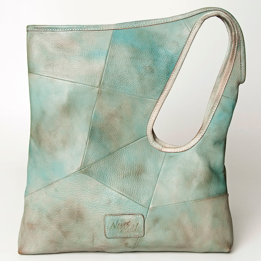 Never Mind Nmbg112D Tote Vintage Handmade Genuine Cowhide Leather Women Bag Western Handbag Purse