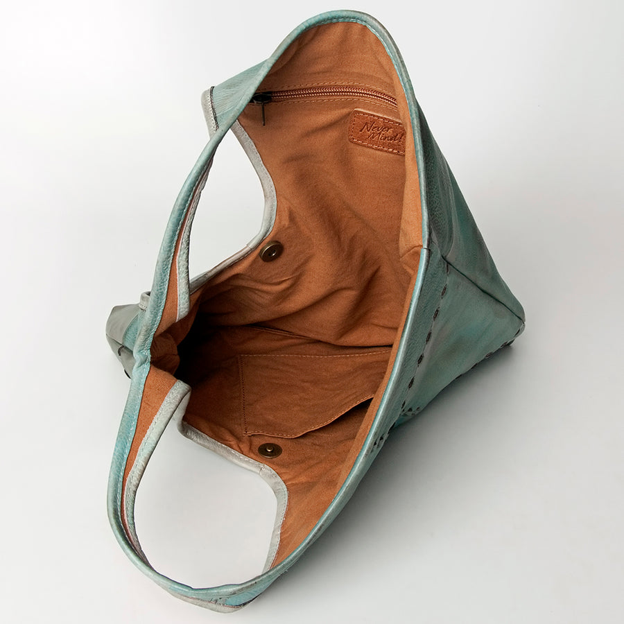 Never Mind Nmbg112D Tote Vintage Handmade Genuine Cowhide Leather Women Bag Western Handbag Purse