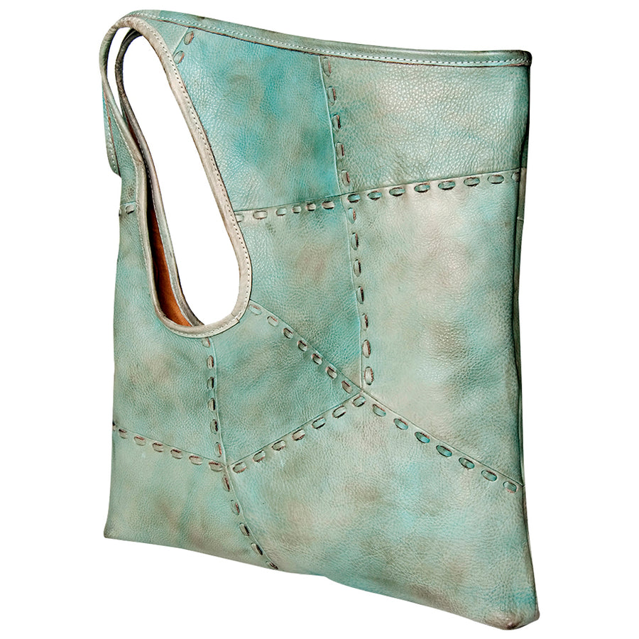 Never Mind Nmbg112D Tote Vintage Handmade Genuine Cowhide Leather by Hilason – Cowboy and equestrian accessories