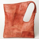 Never Mind Nmbg112E Tote Vintage Handmade Genuine Cowhide Leather Women Bag Western Handbag Purse