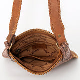 American Darling Cross Body Hand Tooled Genuine Leather women bag western handbag purse