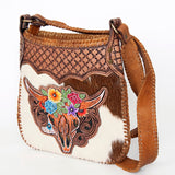 American Darling Cross Body Hand Tooled Genuine Leather women bag western handbag purse