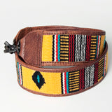 American Darling ADBT141A Saddle Blanket Genuine Leather Crossbody Handle Strap For Bags