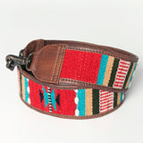 American Darling ADBT141B Saddle Blanket Genuine Leather Crossbody Handle Strap For Bags