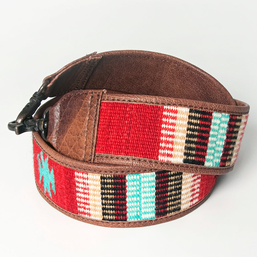 American Darling ADBT141C Saddle Blanket Genuine Leather Crossbody by Hilason – Cowboy and equestrian accessories