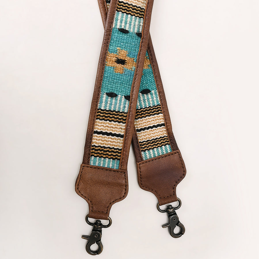 American Darling Saddle Blanket Genuine Leather Crossbody Handle Strap for Bag Phone Keychain Wallet Purse Clutch Holder