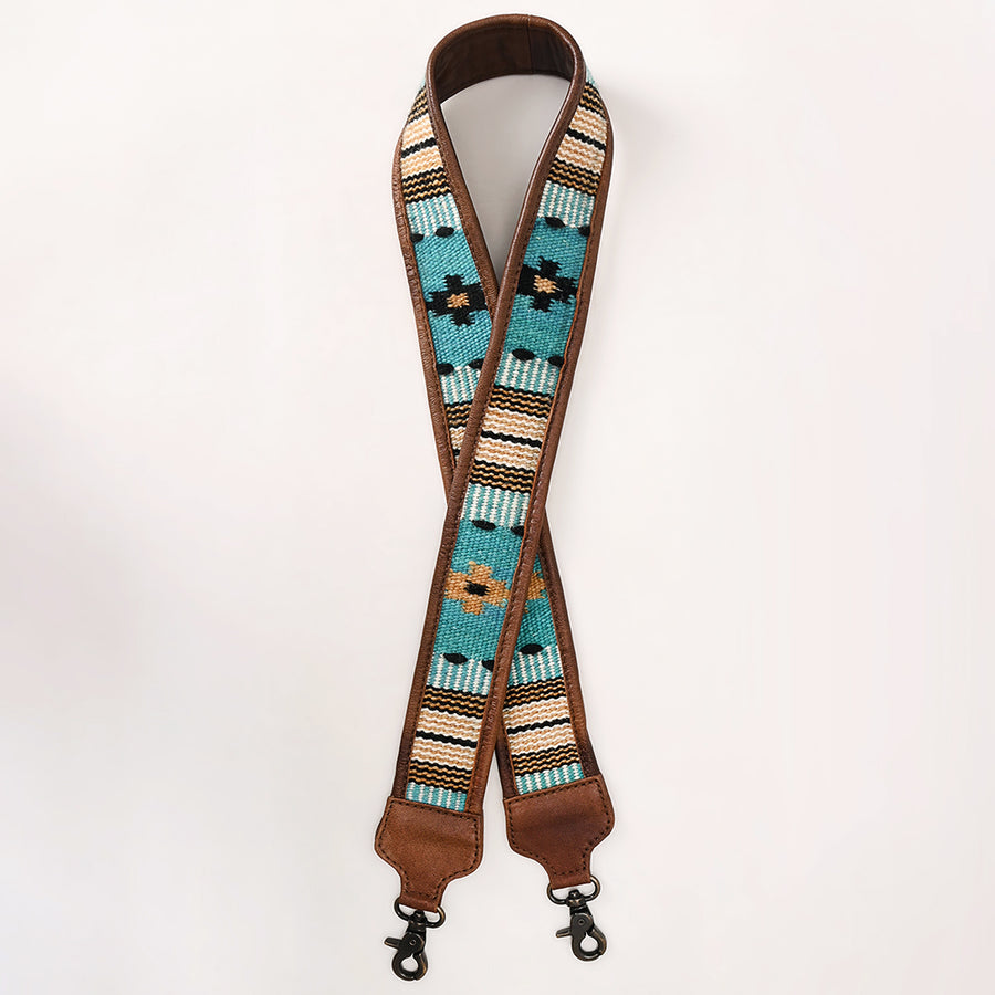 American Darling ADBT141D Saddle Blanket Genuine Leather Crossbody by Hilason – Cowboy and equestrian accessories