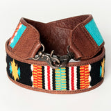 American Darling ADBT141F Saddle Blanket Genuine Leather Crossbody Handle Strap For Bags