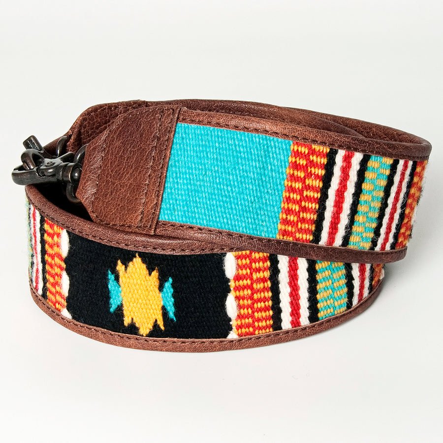 American Darling ADBT141F Saddle Blanket Genuine Leather Crossbody by Hilason – Cowboy and equestrian accessories