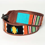 American Darling ADBT141F Saddle Blanket Genuine Leather Crossbody Handle Strap For Bags