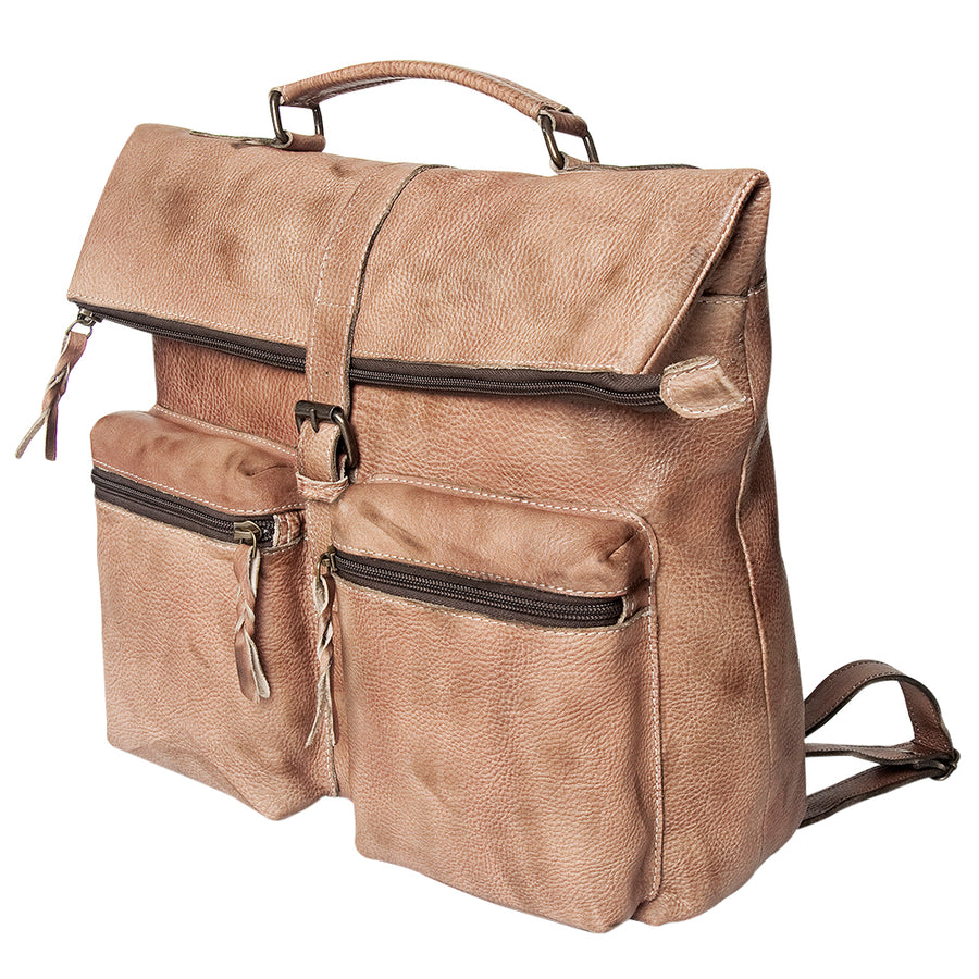Never Mind Nmbg134D Backpack Vintage Handmade Genuine Cowhide Leather by Hilason – Cowboy and equestrian accessories