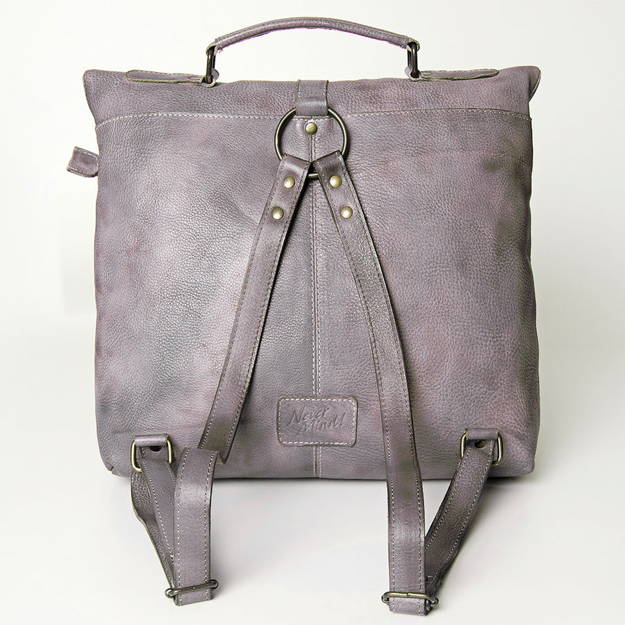 Never Mind Nmbg134E Backpack Vintage Handmade Genuine Cowhide Leather Women Bag Western Handbag Purse