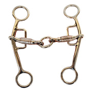 HILASON 5 in Western Stainless Steel Curb Bit with Copper Wrapped Mouthpiece | Horse Bits Walking Training Equine for horses
