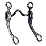 Curb Bits 5-1-8 inch Mouth Low-Medium Port 8-1-4 inch Cheeks.