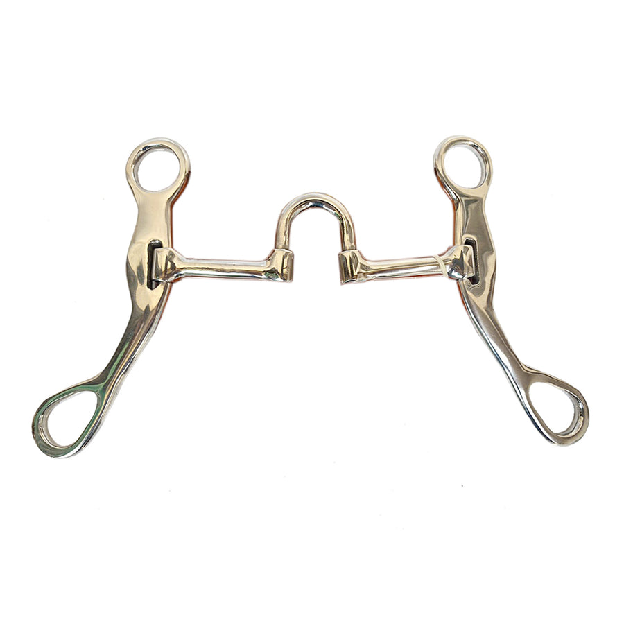 HILASON Horse Correction Bit Mouthpiece is 5 Inch Solid Stainless Metal - Uhorse