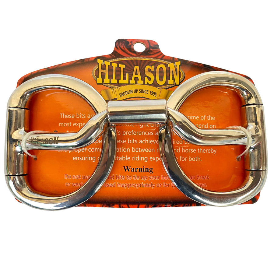 HILASON 5 In Mouth medium Port Snaffle Bit With Stainless Steel | Horse Bits Western - Uhorse