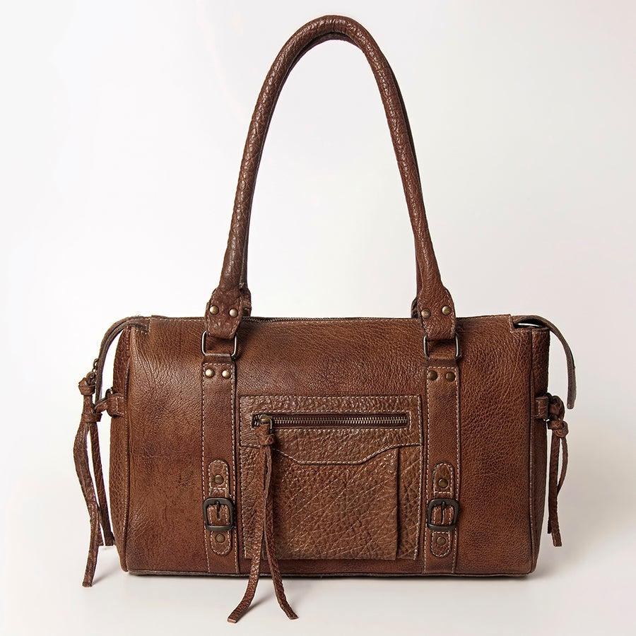 Never Mind Nmbgz113A Tote Vintage Handmade Genuine Cowhide Leather Women Bag Western Handbag Purse
