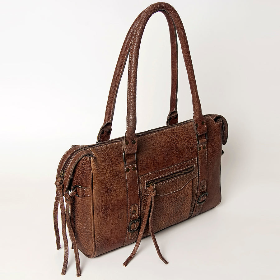 Never Mind Nmbgz113A Tote Vintage Handmade Genuine Cowhide Leather Women Bag Western Handbag Purse