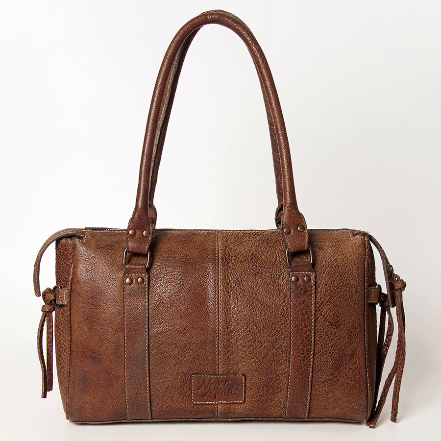 Never Mind Nmbgz113A Tote Vintage Handmade Genuine Cowhide Leather Women Bag Western Handbag Purse