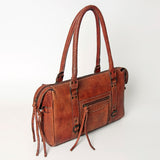 Never Mind Nmbgz113C Tote Vintage Handmade Genuine Cowhide Leather Women Bag Western Handbag Purse