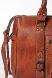 Never Mind Nmbgz113C Tote Vintage Handmade Genuine Cowhide Leather Women Bag Western Handbag Purse