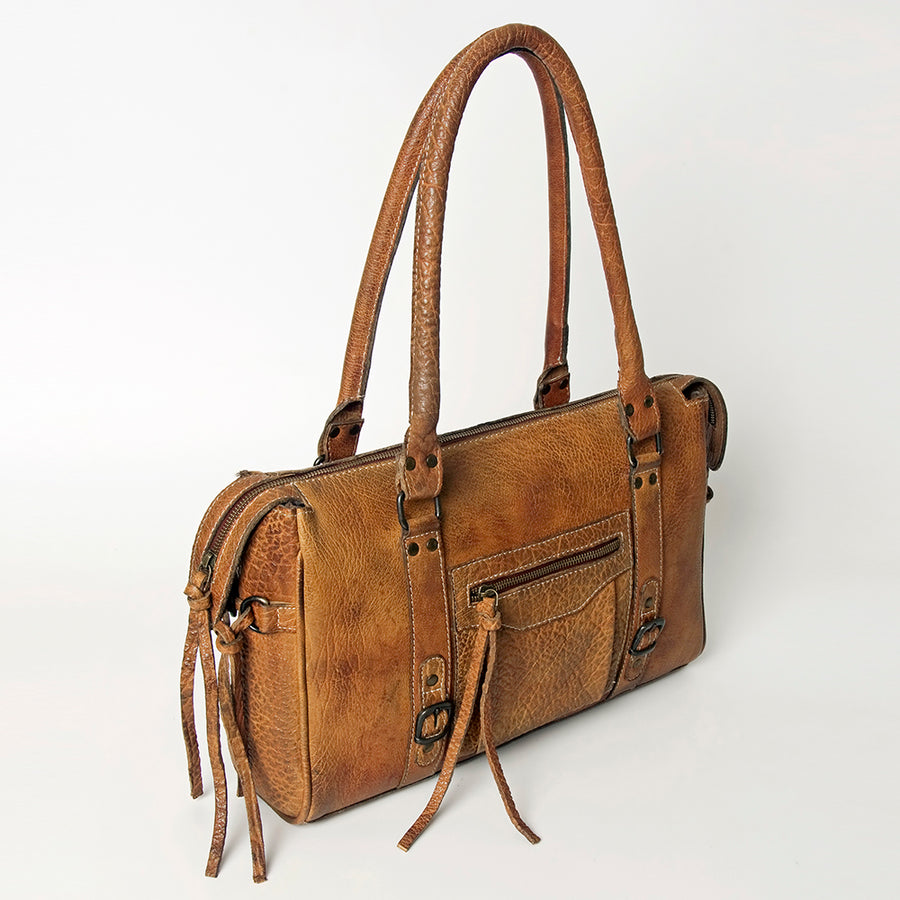 Never Mind Nmbgz113D Tote Vintage Handmade Genuine Cowhide Leather Women Bag Western Handbag Purse