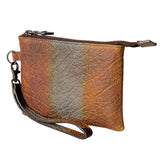 Never Mind Nmbgz115A Wristlet Vintage Handmade Genuine Cowhide Leather Women Bag Western Handbag Purse