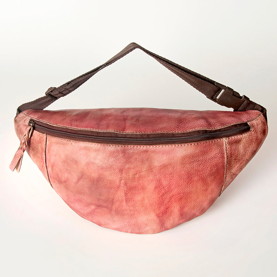 Never Mind Nmbg123A Fanny Pack Vintage Handmade Genuine Cowhide Leather Women Bag Western Handbag Purse