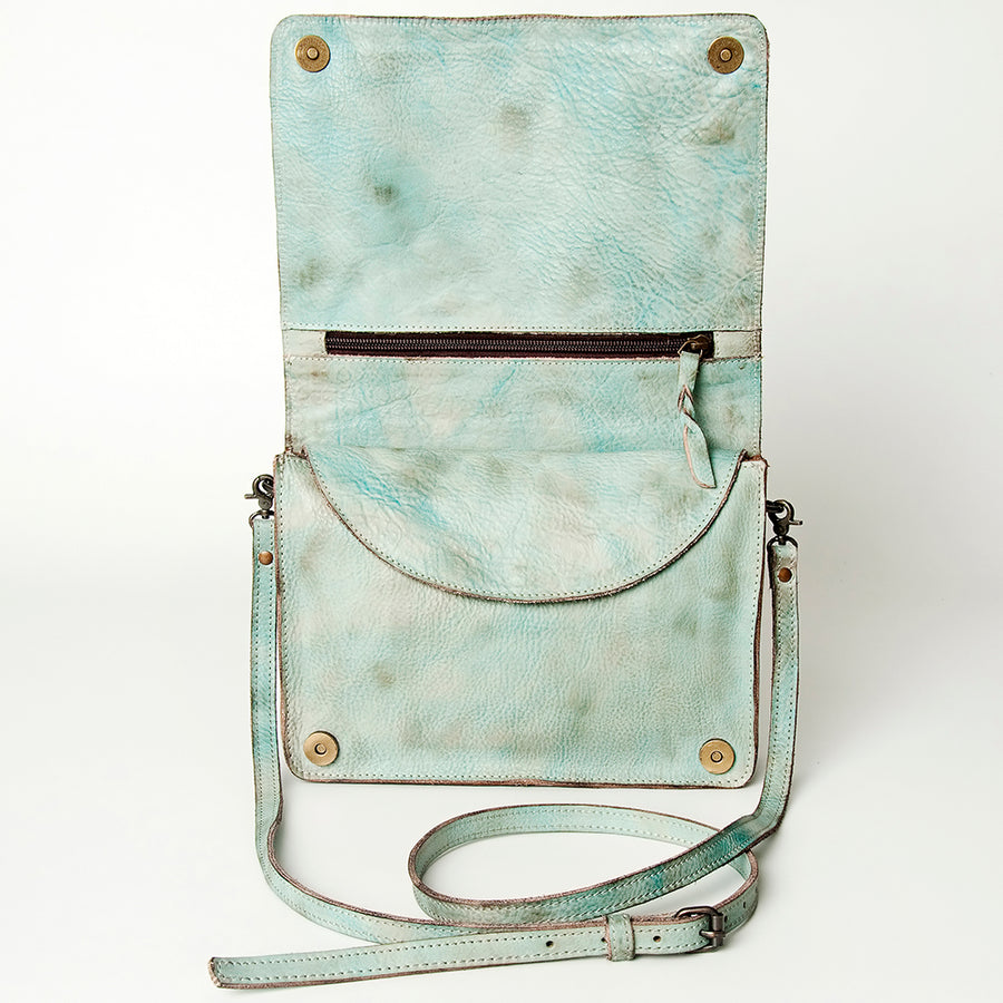 Never Mind Nmbg115A Cross Body I Vintage Handmade Genuine Cowhide Leather Women Bag Western Handbag Purse