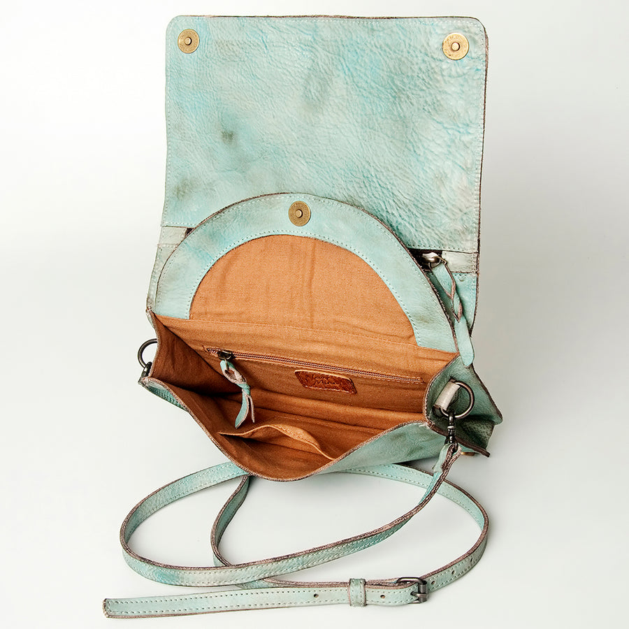 Never Mind Nmbg115A Cross Body I Vintage Handmade Genuine Cowhide Leather Women Bag Western Handbag Purse