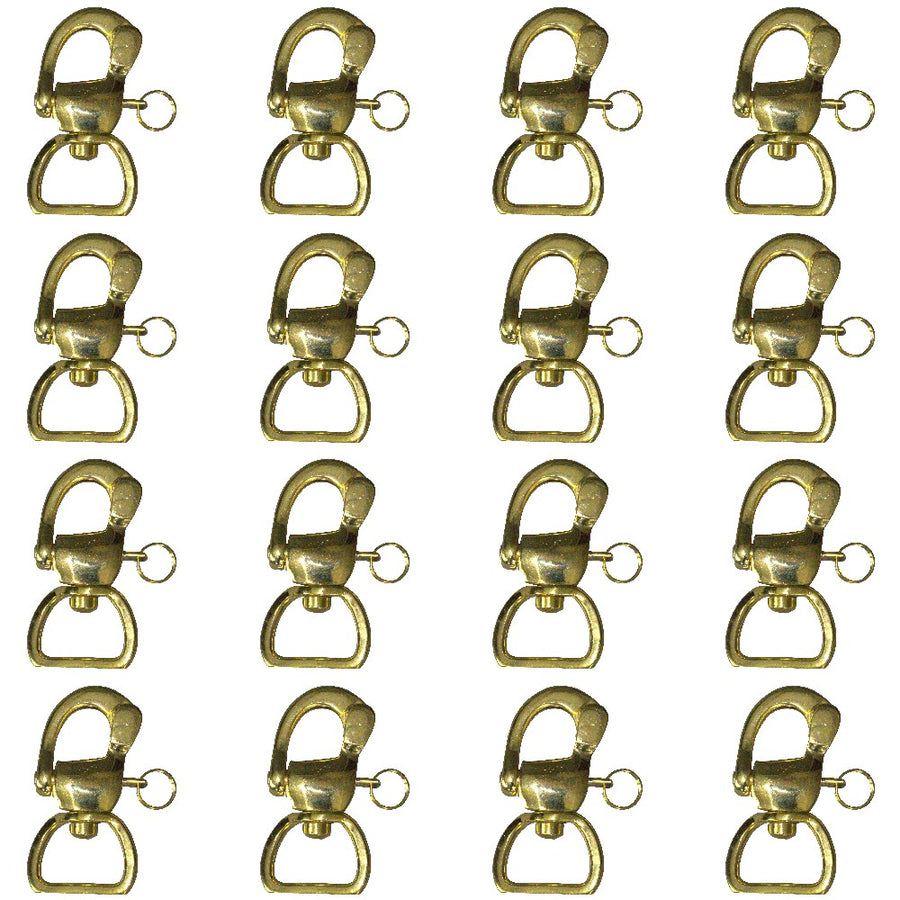 Hilason Brass Shakel Hook Quick Release Pack Of 16 - Uhorse