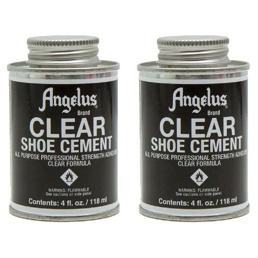 Clear shoe cement, 4 fluid ounce bottles, two pack - Uhorse