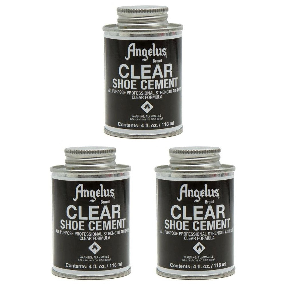 4 Oz Angelus Shoe Contact Cement All Purpose Glue Clear Pack Of 3 – Hilason  Saddles and Tack