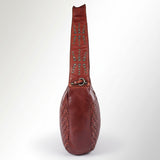 Spaghetti Western Swc129Cg Hobo Vintage Handmade Drum Dyed Genuine European Cowhide Leather Women Bag Western Handbag Purse